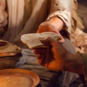 Jesus last supper bread 1123794 tablet